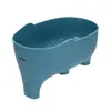 Cesta Drenante con Forma de Elefante para Lavar Arroz, Colador Multifuncional para Fregadero de Cocina, Cesta para Lavar Verduras y Frutas de Cocina, Almacenamiento de Plástico