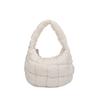 Bolso de Mujer 2026 Estilo Nuevo Bolso Nube Plisado Mini Burbuja de Nicho Bolso de Mano Algodón Plumas Coreano