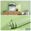 Puerta de armario color crema película cambiante grano de madera renovación de escritorio pegatina entera mueble de armario cuero autoadhesivo
