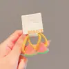 Anel de Toalha Cartoon Fofo Alta Elasticidade Faixa de Cabelo para Crianças Meninas Prender o Cabelo Elástico Acessórios de Cabelo Menina Bebê