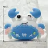 Colgante Creativo de Cangrejo de Río Llavero de Langosta Dibujado Muñeco Colgante Adorno Juguete Realista de Animal Marino