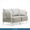 Sofá de Exterior Rattan Lazer Vila Pátio Jardim Varanda ao Ar Livre Combinação de Cadeiras de Rattan Mobiliário Moderno Simples para Exterior