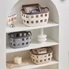 Cesta de Armazenamento Doméstica Respirável para Organizar Brinquedos, Artigos de Higiene Pessoal do Banheiro, Pequenas Cestas para Bonecas e Itens Diversos