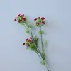 Flor Artificial 3 Terciopelo Pequeña Fresca Flor de Seda Hogar Suave Floral Salón de Bodas Paisaje Arreglo Floral Flor de Loto