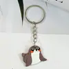 Llavero Mundo Marino Transfronterizo Llavero Bolsa Ciega de Pez de Dibujos Animados Llavero Goma Blanda de PVC Pequeño Regalo Al Por Mayor