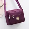 Bolsa Transversal de Ombro Feminina Novo Estilo em Tecido Oxford, Bolsa para Mãe de Meia-Idade e Idosa, Bolsa de Tecido Floral, Bolsa de Lona, Bolsa de Vendedor Ambulante Atacado