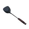 Utensilios de cocina de acero inoxidable 304, juego de cocina, pala para freír de palisandro, olla caliente, cuchara para sopa, utensilios de cocina con mango de madera para el hogar del hotel