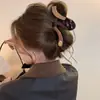 2025 Novo Acessório de Cabelo Presilha Tubarão de Alta Qualidade Contraste Vermelho e Azul Presilha Grande para Cabelo Coleção Grampo de Cabelo Grampo para Mulheres