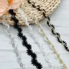 Nuevo Adorno de Encaje Ondulado Dorado y Plateado con Cinta de Hilo Dorado Tejida, Accesorios de Cinta Estilo Chanel, Materiales para Manualidades