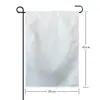 Amazon 12*18in Bandera Blanca Pura para Exteriores Poliéster Pongee Bandera de Jardín en Blanco para Bricolaje Bandera Festiva