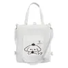 Bolso de Hombro Simple y Elegante de Gran Capacidad Nuevo Bolso de Lona Multifuncional de Tres Usos Bolso Cruzado de Lona para Estudiantes de Clase Moderno