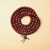 Atacado Sandália de Sangue Sândalo Africano Folha Pequena Sândalo Vermelho Contas Budistas, Vários Estilos e Especificações, Pulseiras Estilo Étnico, Contas de Rosário