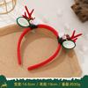 Chifres de Natal Headband Ano Novo Natal Bonito Reunindo Chifres Boneco de Neve Headwear de Férias Transfronteiriças