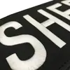 Bordado de Pano com Letra Inglesa Transfronteiriço Patch Tático de Xerife Patch de Costas Distintivo Refletivo de Velcro