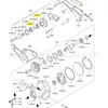 Rolamento Mitsubishi Heavy Industries S6R2-Mpta 35A45-01401