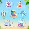 Adesivos Marítimos de Cruzeiro Adesivos Magnéticos Adesivos Decorativos de Desenho Animado Suprimentos para Festa Adesivos de Carro Adesivos de Geladeira Hatch Verão