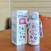 Taza Térmica de Acero Inoxidable para Doble Bebida con Dibujos, Vacío, Taza Infantil con Popote, Stitch Taza para Doble Bebida, Mickey Taza de Agua para Estudiante