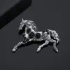 Broche de Caballo Galopante Creativo Transfronterizo Europeo y Americano Broche de Caballo del Zodiaco Nuevos Accesorios de Decoración para Ropa Broche Creativo Retro