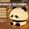 Lámpara de Silicona Táctil Luz Nocturna Magnética Luz Ambiental Toutou Lámpara de Mesita de Noche LED Luz Nocturna USB Luz Nocturna Recargable