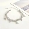 Nuevo Producto Precio Especial Pulsera de Acero de Titanio para Mujer, Estilo Ins Europeo y Americano, Accesorio de Moda Minimalista, Alta Calidad, Conserva el Color, Joyería de Mano Versátil