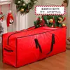 Bolsa de almacenamiento tejida de PE, gran capacidad, a prueba de humedad y polvo, bolsa de almacenamiento para mudanzas, bolsa de embalaje de almacenamiento para Navidad artificial