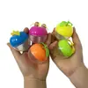Produção Profissional Garrafas Plásticas para Açúcar Garrafas Desenho Maçã Embalagem para Doces Alimentícios Embalagem para Lanches Brinquedos Pequenos