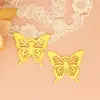 Acessórios para Joias DIY Liga Spray-Pintada Pingentes Grandes Multicor Vazados Borboleta 3D Charms para Bolsa Materiais Artesanais