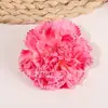 Claveles Simulados Flor de Seda Cabeza Decoración de Sala de Estar Día de la Mujer DIY Pilar de Flores Hecho a Mano Red de Flores Venta Directa Suministro Transfronterizo