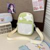Bolsa pequeña para dolor de comida Estrella de cinco puntas linda Bolsa bandolera transparente bidimensional japonesa Bolso de pecho para mujer Bolso pequeño multifuncional