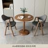 Mesa e Cadeira Casuais para Negociação, Mesa de Jantar Simples Moderna para Café, Mesa Redonda Pequena para Recepção de Loja de Chá na Varanda, Apartamento Pequeno