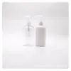 Botella dispensadora de loción con bomba de cabeza redonda y gruesa de 250 ml, botella de presión PET, suministro, botella de plástico, botella de champú, botella de limpiador facial