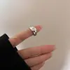 Anillo Minimalista para Dedo Índice para Mujer, Lujo Ligero de Alta Gama con Diseño de Estrella, Anillo Abierto de Nicho Microincrustado