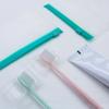 Estuche para cepillos de dientes de viaje, de EVA, impermeable, transparente, portátil, para pasta de dientes, bolsa de almacenamiento, bolsa pequeña