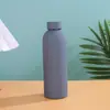 Comercio Exterior Acero Inoxidable Botella Americana de Boca Pequeña Pintura de Goma Taza Térmica Asa Portátil Taza de Agua Portátil para Deportes al Aire Libre