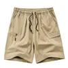 Nuevos Shorts de Seda Helada Frescos de Verano 2026 para Hombre, Pantalones Finos de Secado Rápido, Pantalones Cargo Deportivos Casuales, Shorts de Playa para Hombre