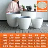 Tanque de Peces Tradicional para Patio, Tanque de Agua Grande para Uso Doméstico, Adecuado para Criar Peces Dorados, Tortugas, Plantas Acuáticas, Plantas Hidropónicas, Lotos y Nenúfares, Recipiente en Forma de Cuenco
