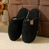 Novas pantufas de algodão outono e inverno transfronteiriças para mulheres, atacado para interior, casal, casa, pelúcia, quentes, antiderrapantes