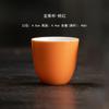Taza de té con esmalte de color Taza Maestra taza de aroma taza de té de color sólido taza de té taza de té taza individual taza de té taza de té pequeña taza de té de cerámica kung fu