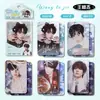 Tarjetas Coleccionables de Porcelana Blanca de Celebridades del Entretenimiento, Tarjetas Fotográficas de Estrellas de Zhang Linghe, Zhou Shen, Bai Lu, Song Yuqi, Ju Jingyi, Regalos del Mismo Estilo