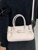 Shuai Mijia 2026 Outono Nova Bolsa de Mão Elegante e Simples Bolsa Feminina Bolsa de Ombro Retrô Bolsa Transversal para o Trabalho Bolsa de Axila