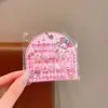Novas Unhas Infantis Removíveis Vestíveis na Caixa para Meninas, Adesivos de Unha Removíveis, Adesivos de Unha Exquisitos de Desenho Animado, Peças de Unha