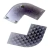 Tampão de extremidade/tampa de extremidade/placa de cobertura/cartão de processo de perfil de alumínio material de alumínio tampa de borracha/peça de vedação/tampão de material de alumínio padrão nacional padrão europeu