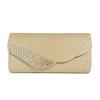 Bolso de Cena de Pedrería para Comercio Electrónico Transfronterizo Listo para Usar Nicho Polvo Fino Bolso de Banquete Cadena Diamante de Cristal Bolso de Cena
