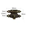 Hebilla de Agujero Grande Hebilla de Gancho para Mini Caja de Madera Hebilla Superior e Inferior para Caja Herrajes Cerradura Accesorios Venta al por Mayor Hebilla de Cerradura Pequeña Hebilla de Candado