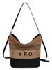 Bolso Grande de Nicho Retro Coreano para Mujer 2025 Nuevo Otoño e Invierno Bolso de Hombro Único Bolso Cruzado Bolso Cubo de Moda para Viajes al Trabajo