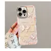 Mariposa de Cristal es Adecuado para Apple 17Promax Personalizado 16 Nuevo 15 Funda para Teléfono Móvil Iphone13 Galvanizado 11 Creativo