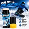 Cera para Esquiar KineShineX 40G Cera Universal para Esquiar para Tablas Individuales y Dobles, Impermeable y a Prueba de Humedad, Mejora el Deslizamiento