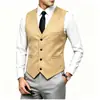 2026 Nueva Moda Británica Chaleco para Traje de Hombre Corte Delgado Chaleco Chaleco de Hombre Venta al por Mayor