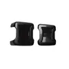 Adecuado para 18+ Jeep Wrangler Cubierta Negra para Luz Trasera Modificación Cubierta Decorativa para Luz Trasera Luz de Freno de Wrangler Jl