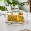 Tampa de Vidro para Bolo Daqi, Tampa para Alimentos, Tampa para Bolo, Tampa de Vidro, Tampa Transparente à Prova de Poeira, Grau Alimentício, Sem Chumbo